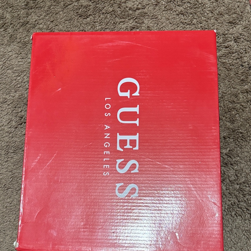 Guess Vibrant Red Box with White Logo